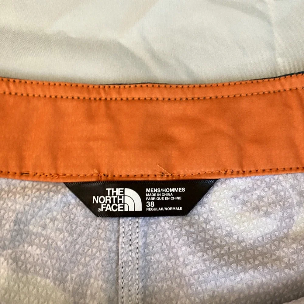 The North Face Board Shorts Mens 38‎ Blue Carabiner Print Hybrid Swimming Trunks